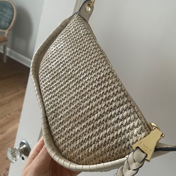 Aimee Kestenberg Gold Accent Woven Shoulder Bag - Picture 3 of 9